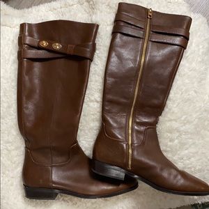 Sz 8.5 Brown Coach Riding Boots